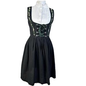 German Dirndl Dress Bar Maiden Outfit Costume Cosplay Renaissance Fair Sz M